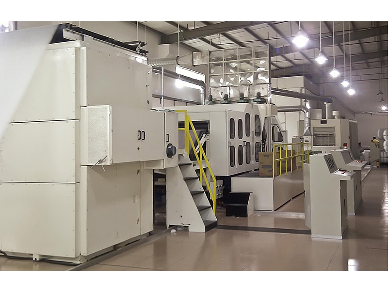 熱風蓬松棉生產線